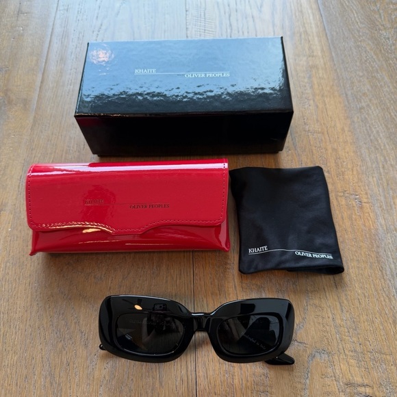 Khaite x Oliver Peoples 1966C Black Sunglasses main image 6